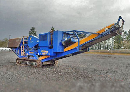 Производительность дробильной установки Fintec 1107 - 175 кубометров в час